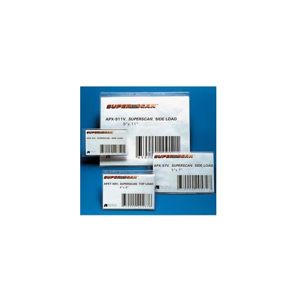 6 x 4 Label Holders, Clear, Self Adhesive, Top Load, 50PK